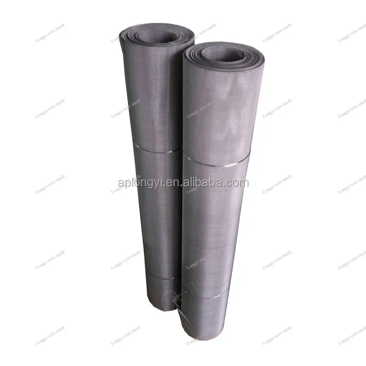 LY corrosion resistant 20 30 40 50 60 80 100 120 150 200 250 325 350 mesh pure 99.98% Nickel woven wire mesh filter cloth