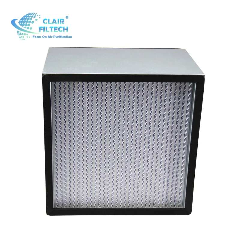 High Efficiency Synthetic Fiber Hepa H13 Air Filter Pleated Hepa Filters