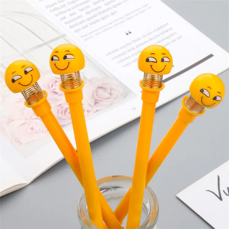 2020 Attractive style promotion gift creative fluent writing shaking head doll neutral pen