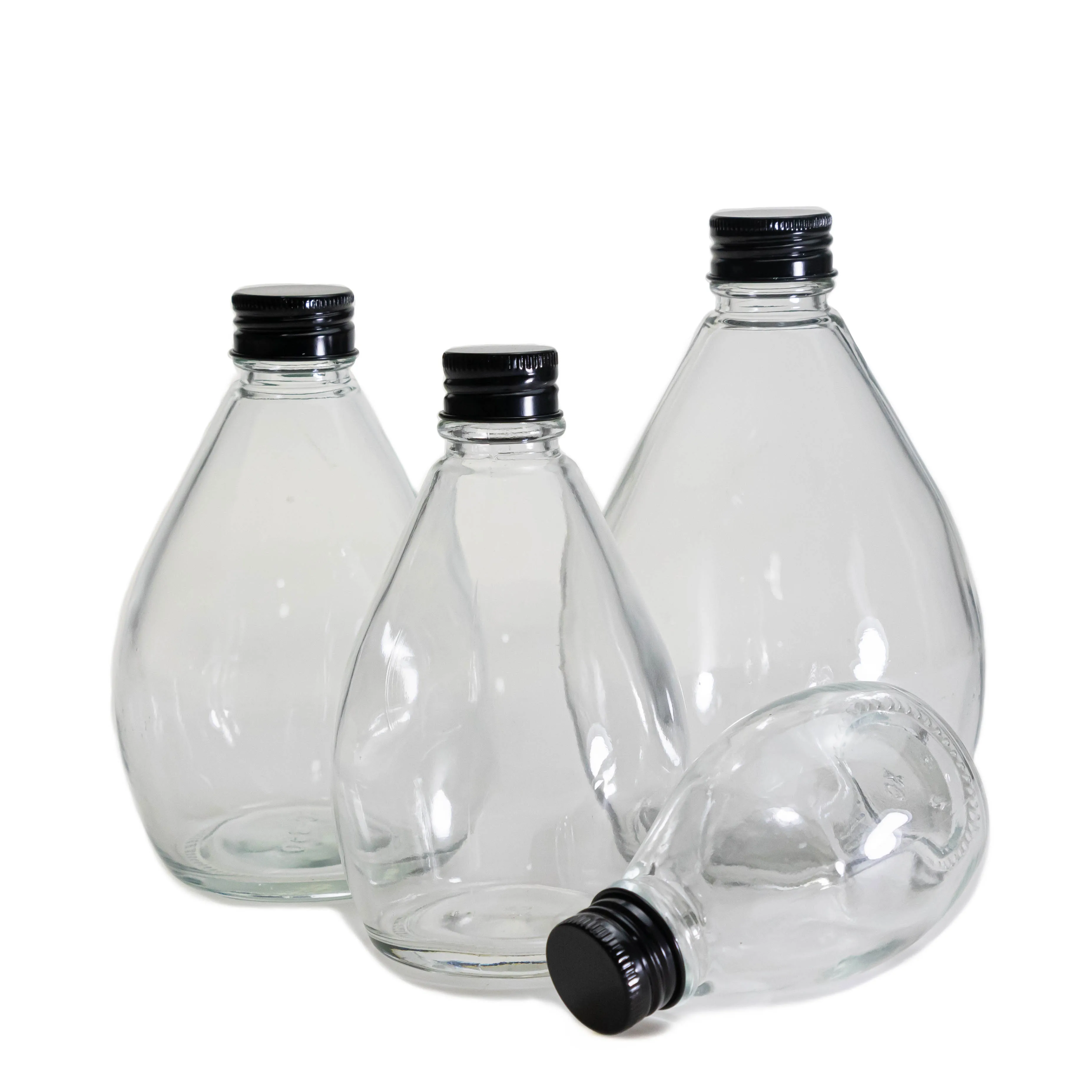 High Quality Glass Juice Tea Water Coffee Milk Tea Bottle ECO-friendly Glass Bottles