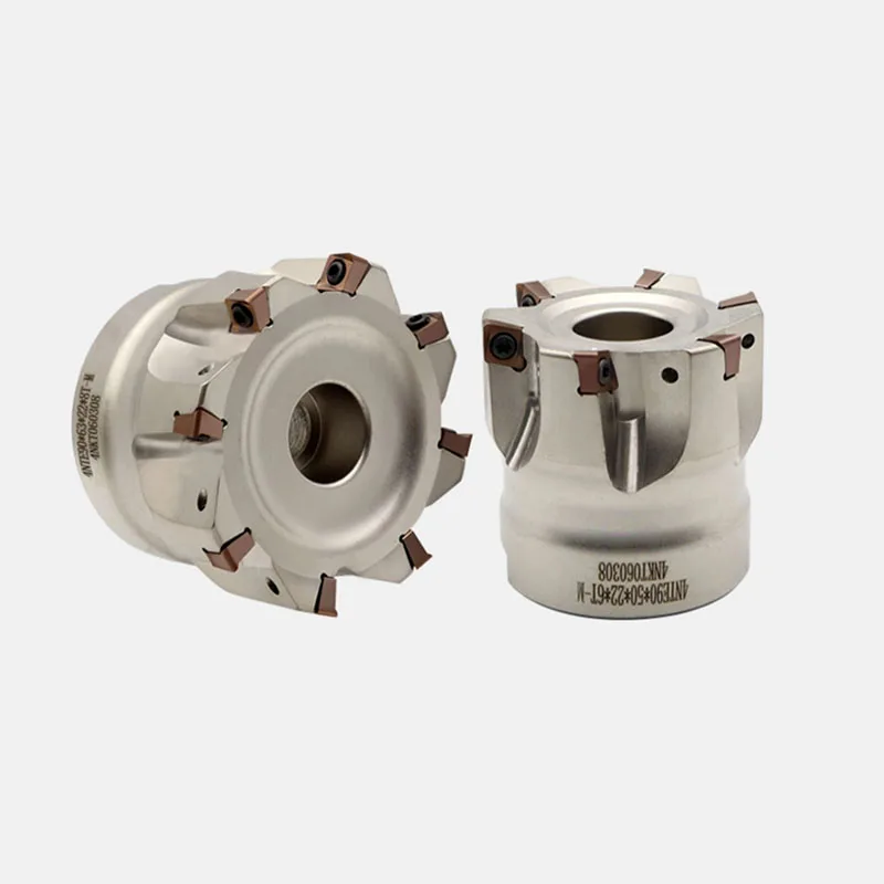 4N TE90 fast feed milling cutter head 4NKT06 double-sided four-edge CNC cutter head with 90-degree right Angle CNC cutter head