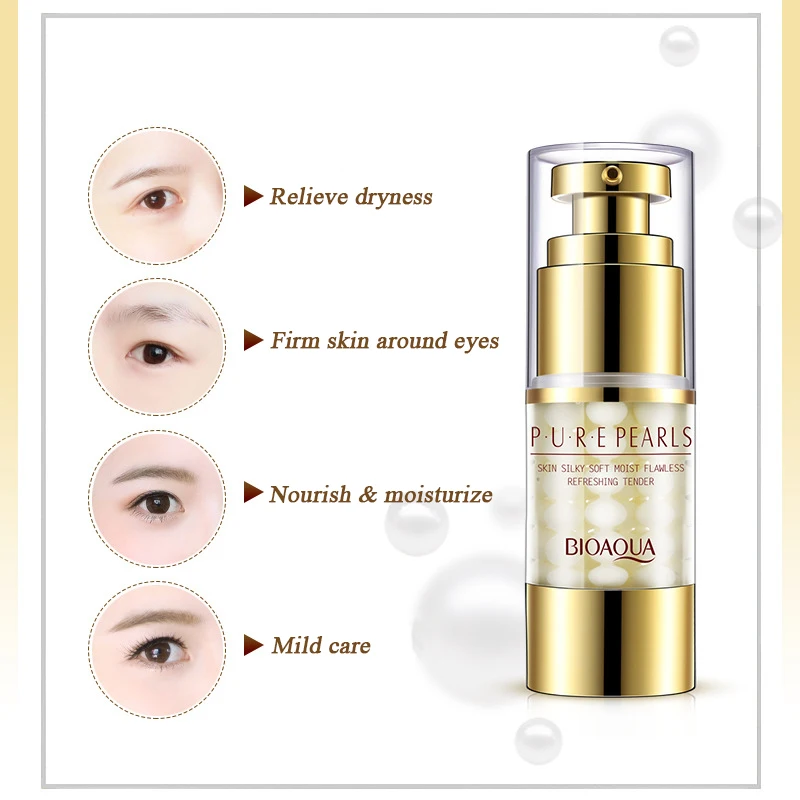 BIOAQUA eye firming anti-aging anti-puffiness collagen remove eye bag dark circle whitening skin care eye cream