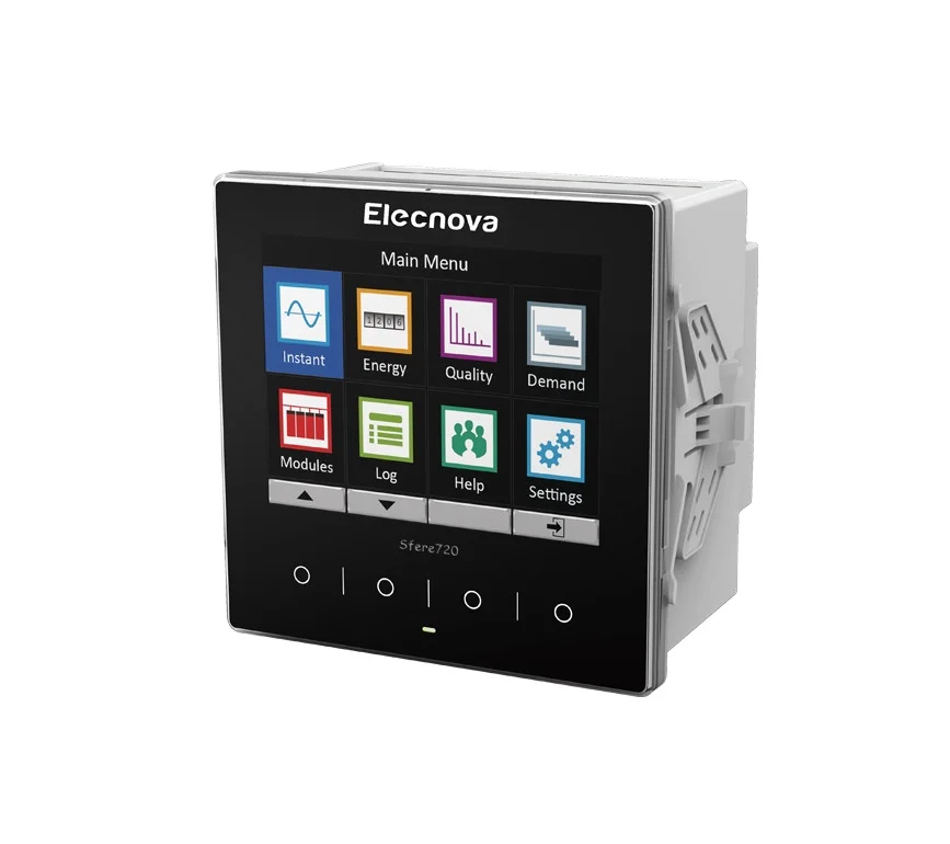 electric sub meter panel mount smart power meter with webview platform