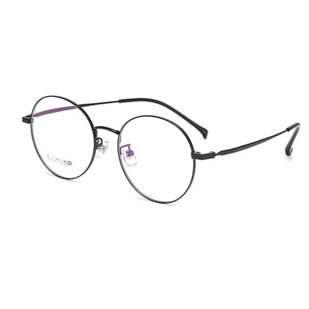 HY8208 High Quality IP Plating Beta Titanium Eyewear Metal Gafas Eyeglasses Optical Frames
