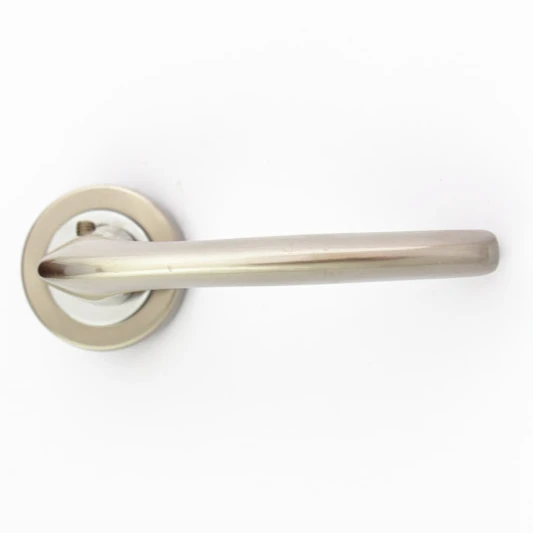 New arrival economic price satin nickel interior aluminium door handle