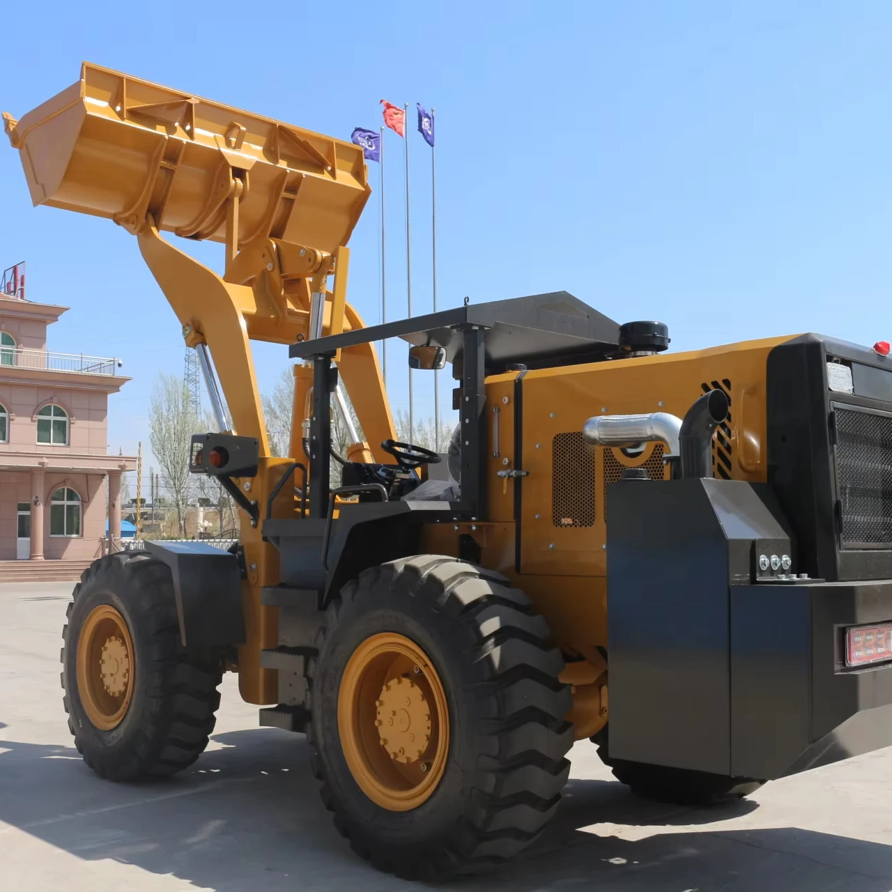 3T 1.6CBM hot sale 4*4 wheel loader  brand engine china made underground loader for mining ore