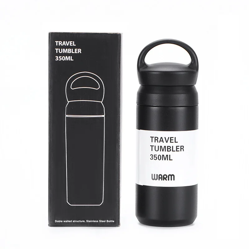 Wholesale 350ml 500ml travel Outdoor Double Wall Insulated Vacuum Flask Stainless Steel Element Water Bottle Cup Mug Tumble