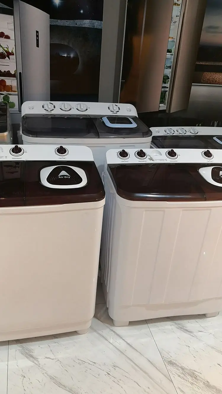 7KG Portable Laundry Washer Twin Tub Semi-Automatic Auto Matic Washing Machine