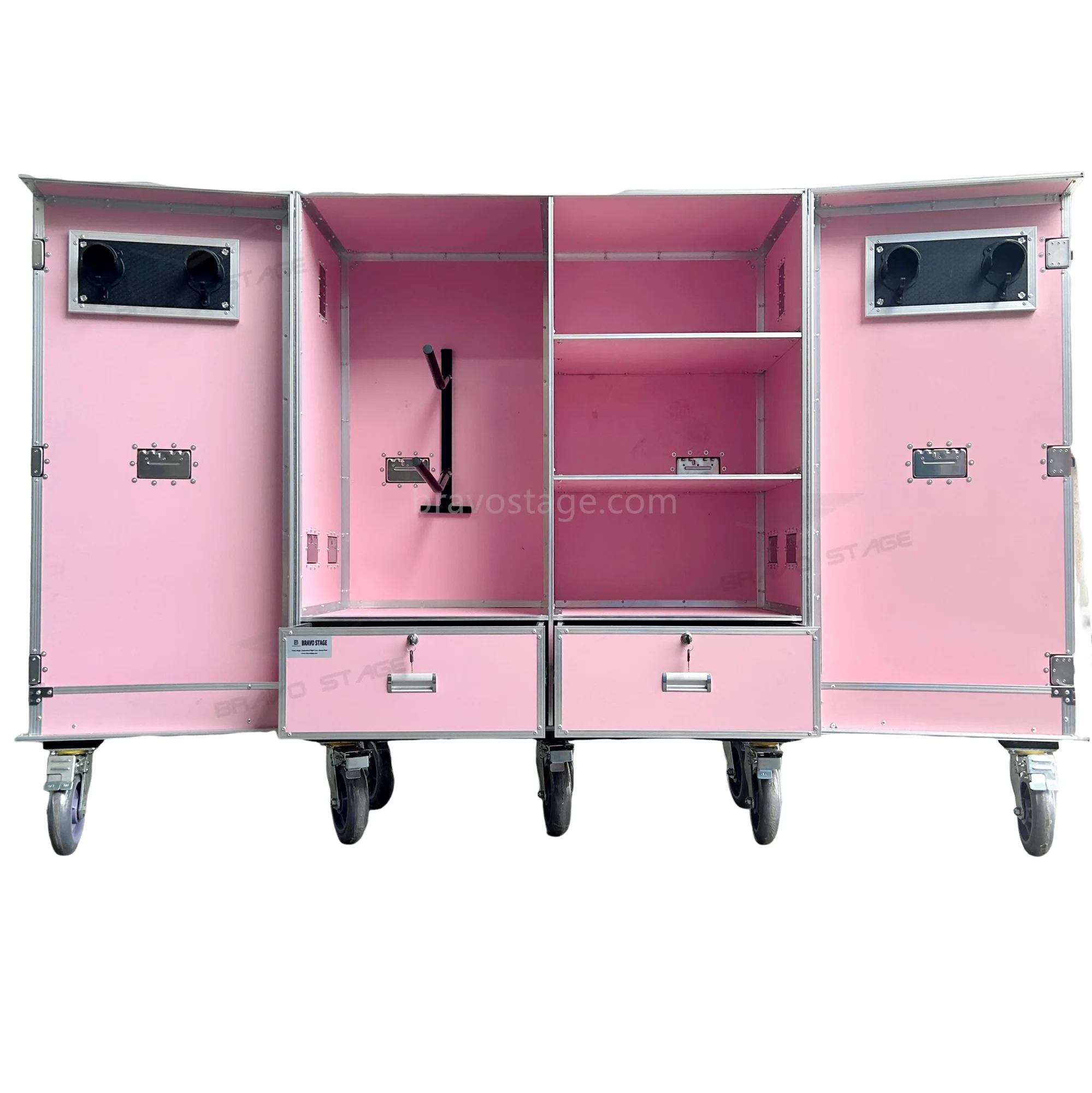 Конный двухдверный чемодан с двумя дверями