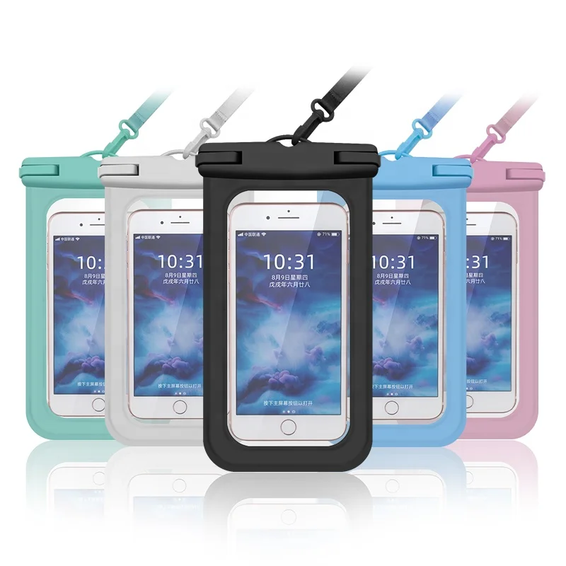 High Quality Universal Mobile Dry Bag Swimming Waterproof Phone Cases For Smartphone Waterproof Pouch