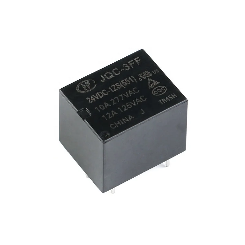 5 шт. HF3FF 10A реле JQC-3FF-005-1ZS JQC-3FF-012-1ZS JQC-3FF-024-1ZS 551 DC 5V 9V 12V 24V 5Pin мощности relelais