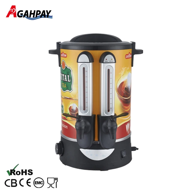 Two tap turkish stainless steel tea urn tea maker tea boiler water boiler 6-35 Liters 1600W~25000W