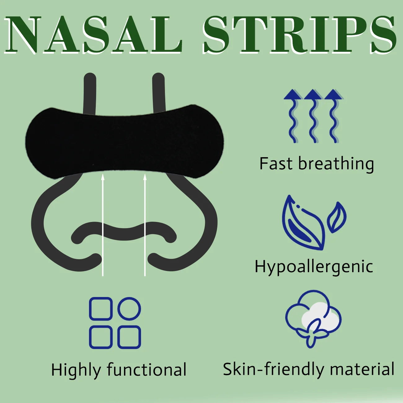 Anthrive New Arrival Sleep Strips Waterproof Nose Strips Breathing Anti Snoring Nasal Strips For Better Breath