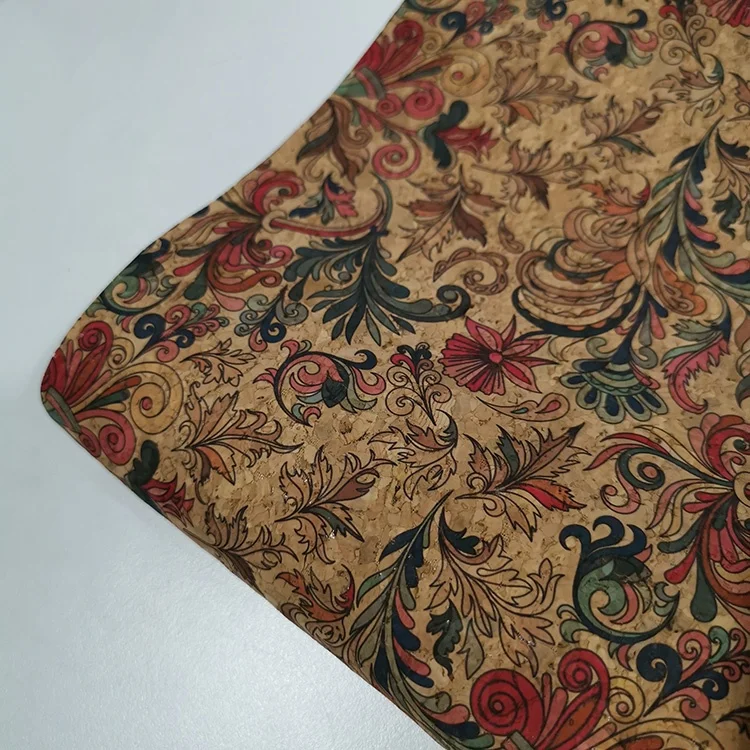 ECO-friendly high quality new product Powerful colorful  printed Natural cork sheet roll