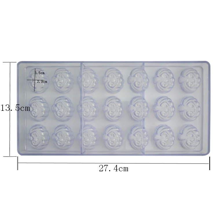 Wholesale high quality polycarbonate chocolate making chocolate mould