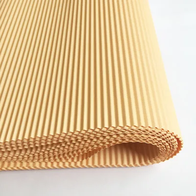 Custom flower packaging wrapping paper plain corrugated paper sheet