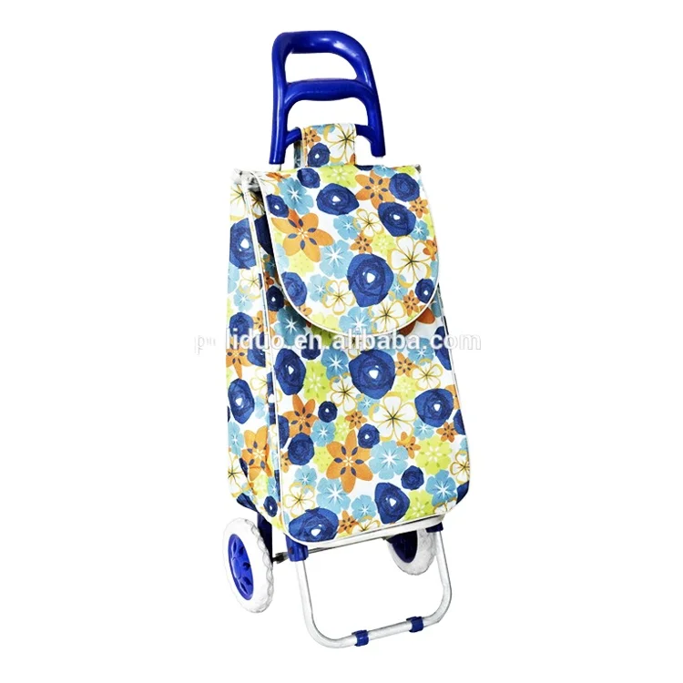 Fabric Shopping cart sign frame big wheels/Shopping cart with seat