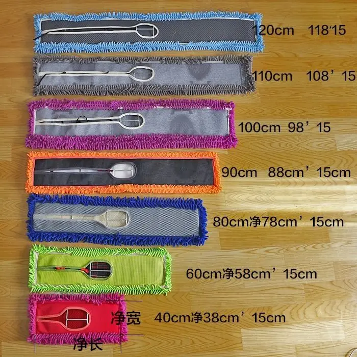 Замена швабры ткани Коммерческая шениль Швабра Заполняемая подушка