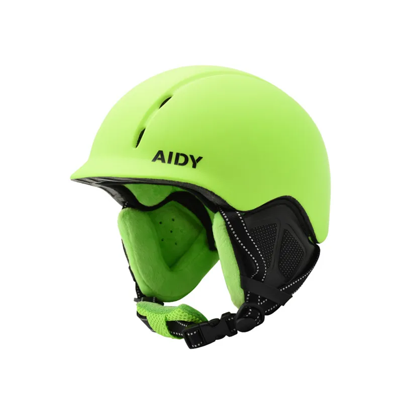 CE EN1077 Lightweight Kid Ski Snowboard Helmet with Goggle for 3~12 Year-old Boy Girl Children Minors Snowing PC & EPS In-mold