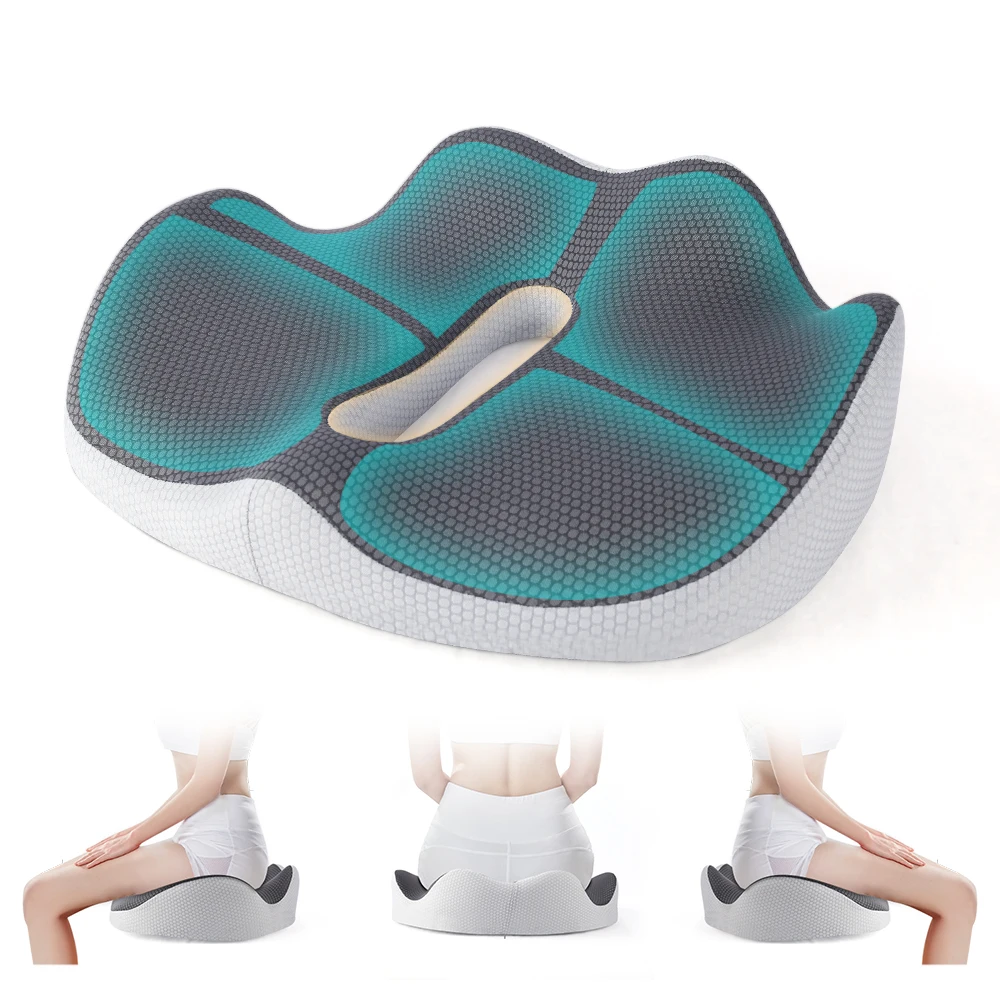 Factory Directly Sell Driver Car Seat  Comfortable Cushion Foam Coccyx Cushion Orthopedic Memory Foam