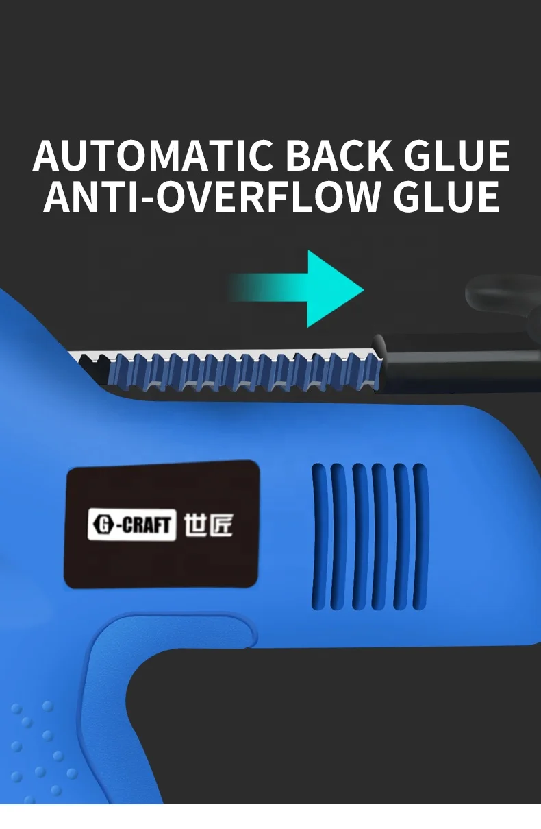 600ml silicone 20V Electric Cordless Dual Cartridge Caulking Gun Powered by Lithium Battery