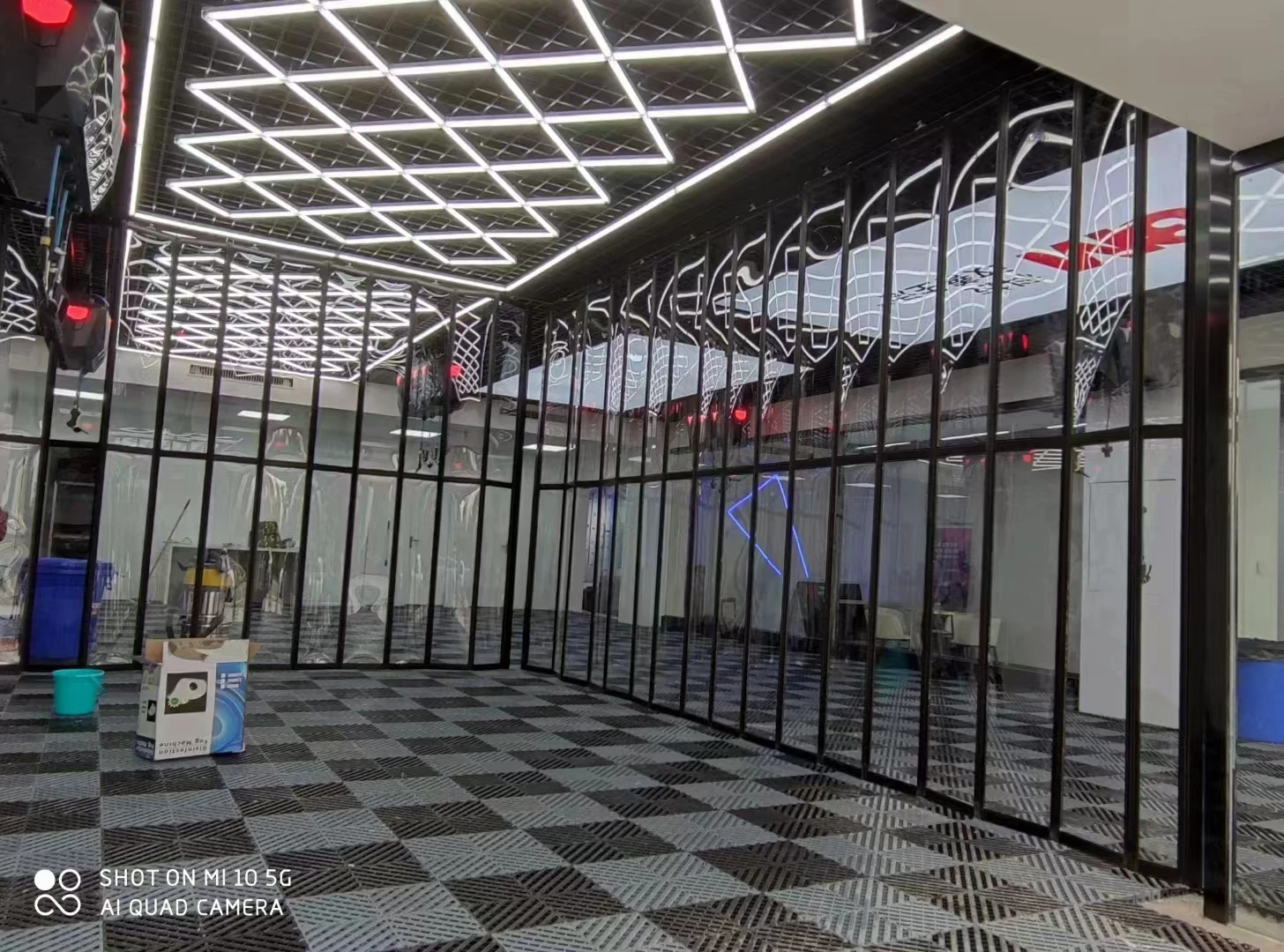 led quantum stage module light hexagonal combination lamp rgb matrix for  room decoration