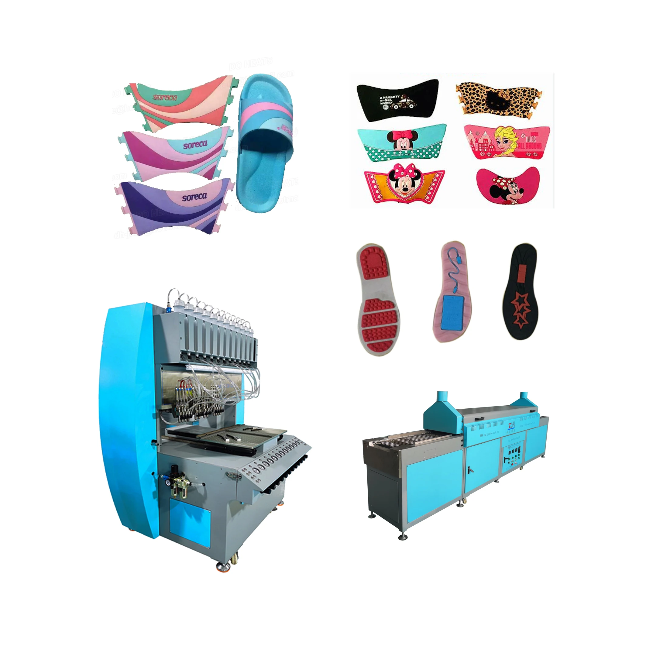 JinYu Automatic PVC Rubber Shoe Sole vamp slipper Making Machine Dongguan China Manufacturer