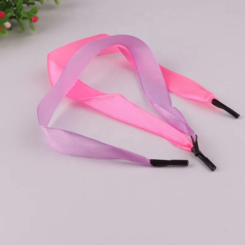 Custom 35cm Paper Bag Polyester Ribbon Garments Accessories Decoration Handbag Satin Ribbon Rope