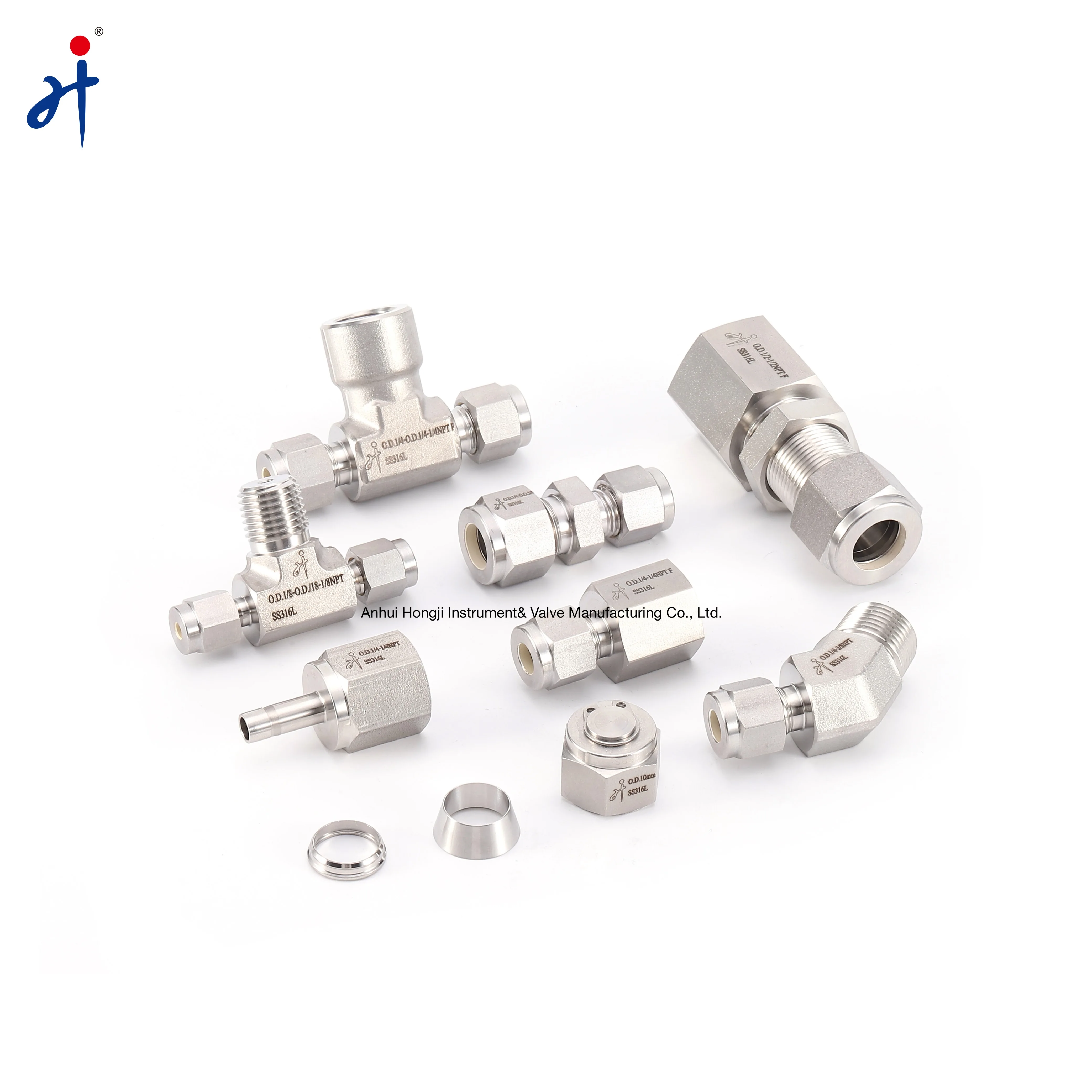 Stainless Steel Tube Fitting SS316 Corrosion Resistant Pipe Hex Thread Plug