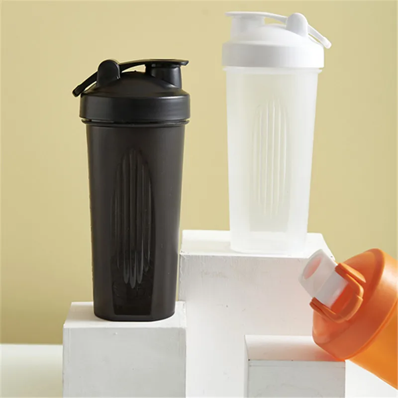 PP material Hot Sale Sport Accessories Plastic Portable Reusable Protein Shaker Durable Gym Bottle with Mixing Ball