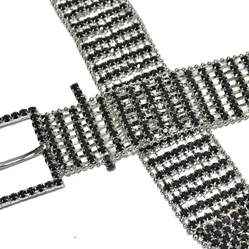 3.8 cm Wide Rhinestone Belt  for Girls