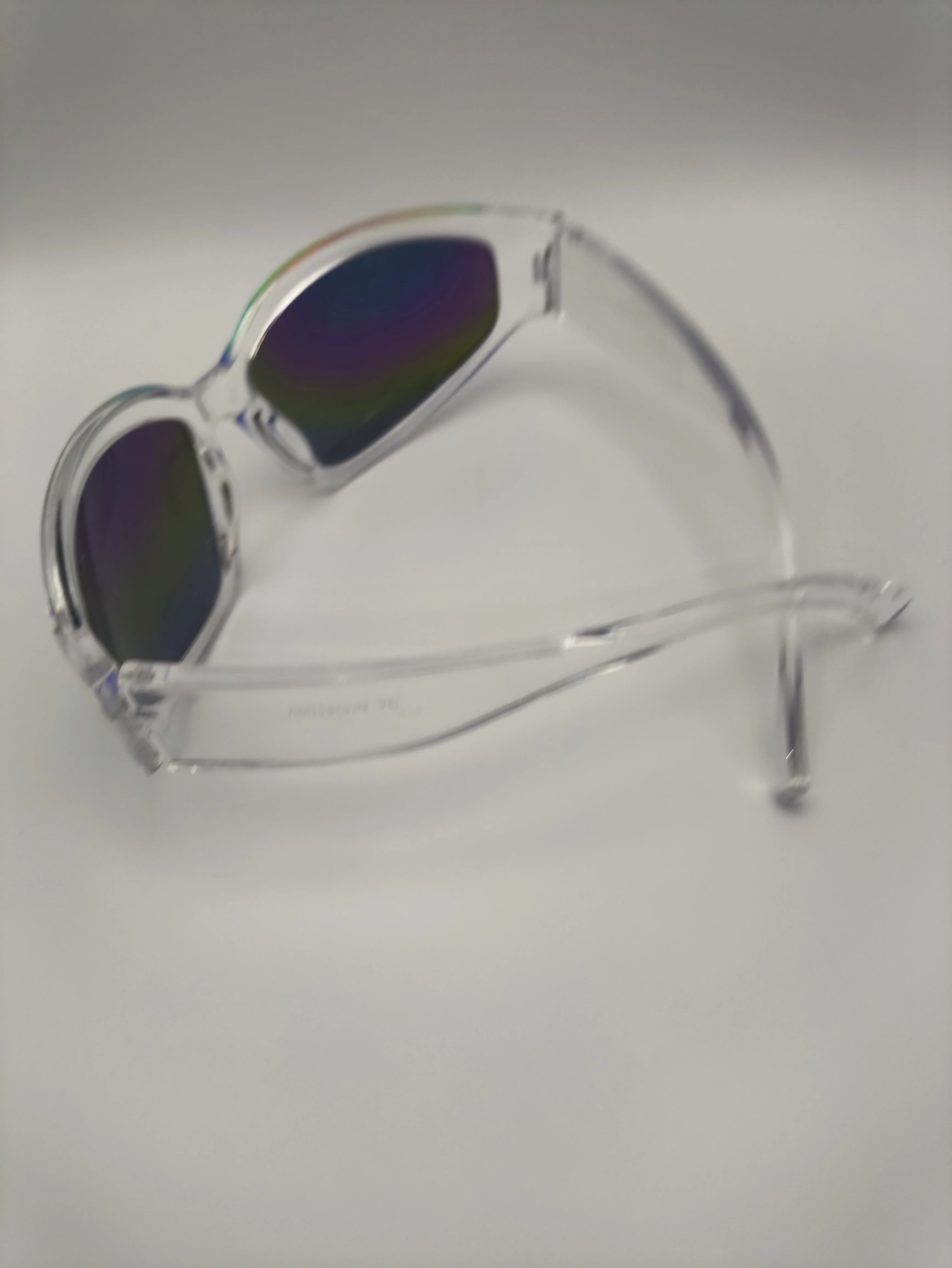 Unisex Fashional Drivers Fitover Glasses High Quality Polarized Acrylic UV400 Lenses Clear White Frames Mirror Optical Attribute