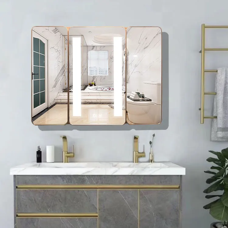 
Chinese Bathroom LED Android Smart Mirror Price Wall Mounted Magnifying Mirror 