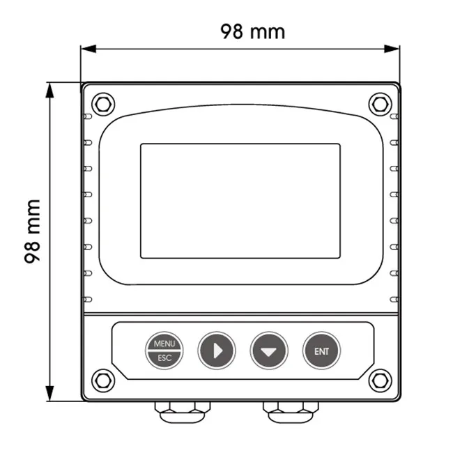 Online Conductivity/Resistivity/TDS/Salinity Transmitter 4-20mA industrial digital RS485 EC electrode Water Tester