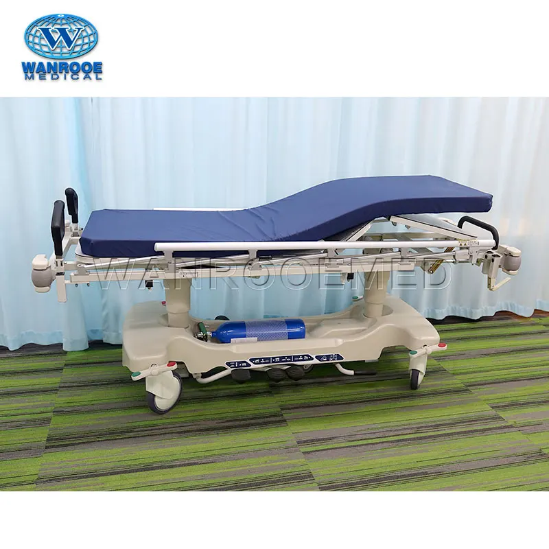 BD111BD Hospital Manual Hydraulic Patient Roll Transport Stretcher Cart Bed
