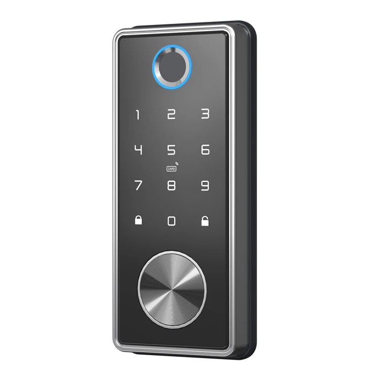 2022 Security door lock TUYA APP Electronic smart lock with fingerprint