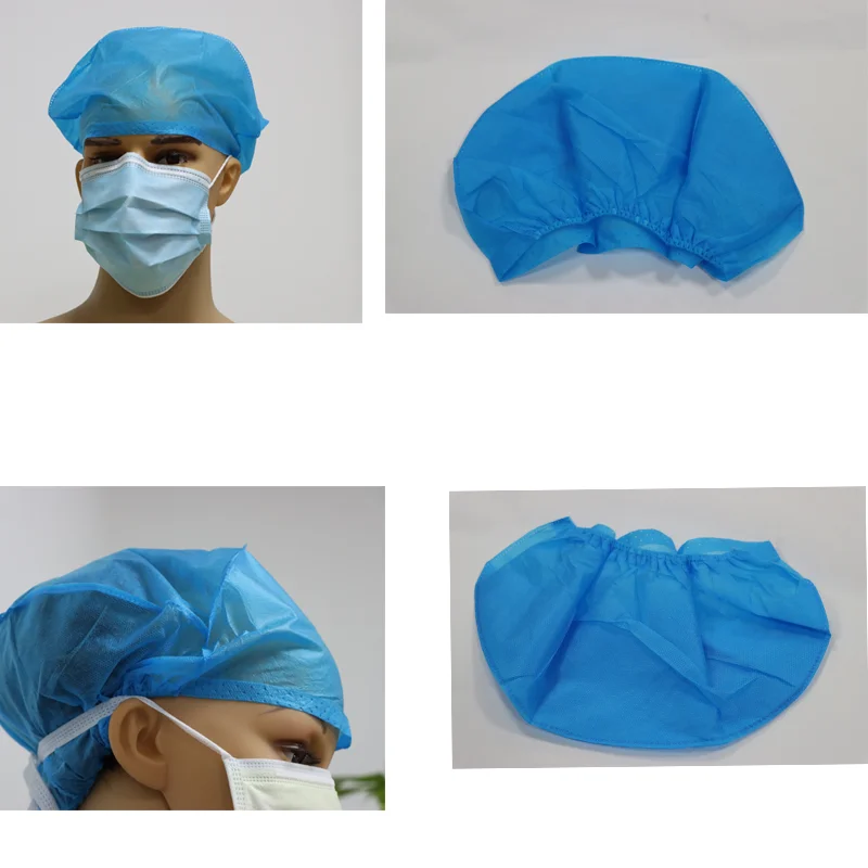 
Disposable PE nurse surgical medical doctor cap making machine 