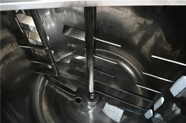 Stainless steel shampoo mixing tank, liquid soap making machine, liquid washing jacket mixer