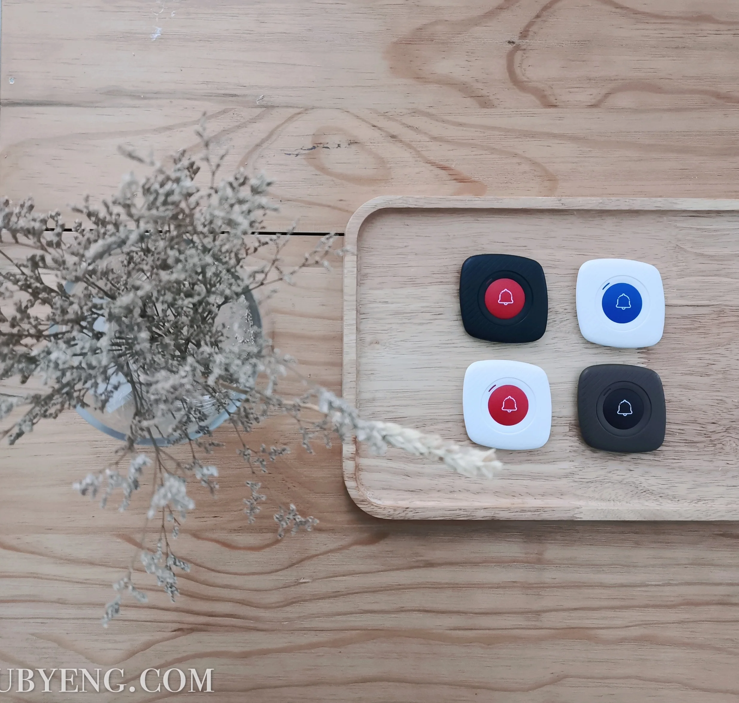 Wireless Transmitter Vibrator Waiter Wrist Watch Pager Restaurant Call Bell System