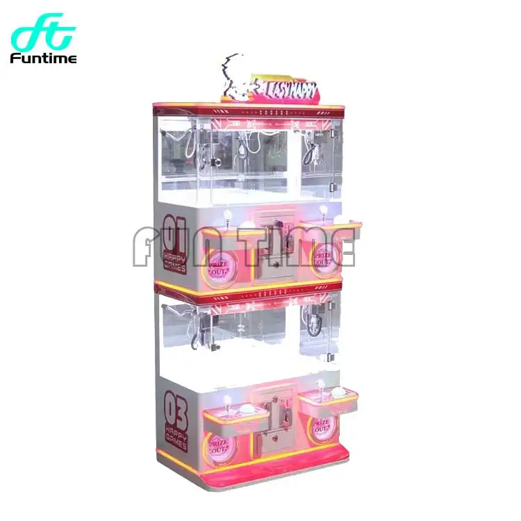 China Custom Made Arcade Toy Crane Coin Operated Mini Claw Game Dolls Capture Claw Game Machine