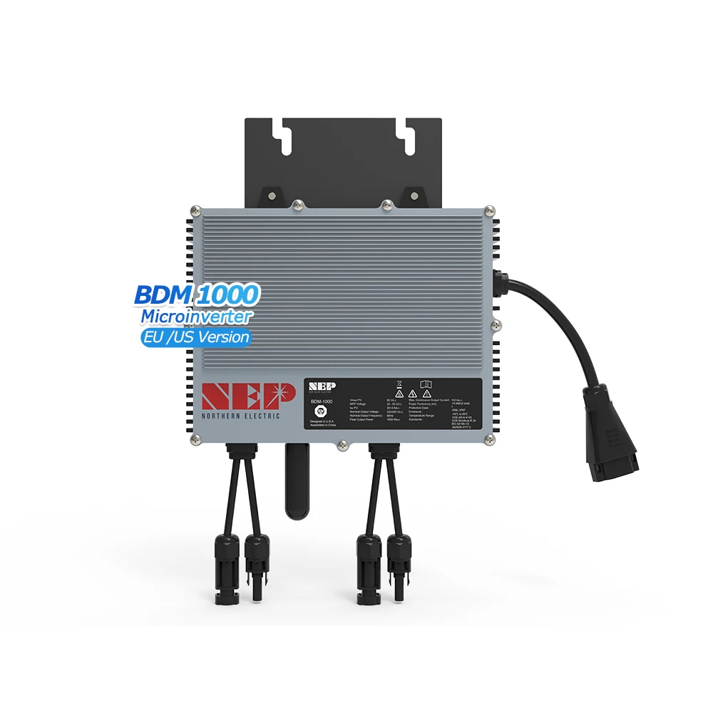 High Efficiency Micro Solar Inverter 600W 1200W 1500W 4 In1 Microinverter With 12 Years Warranty