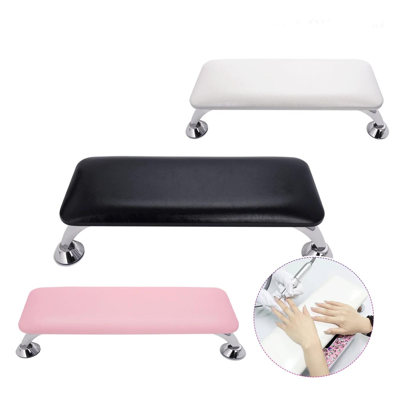 Soft Pillow Pu Leather Nails Supplies Salon Arm Rest Manicure Nail Tools Nail Art Hand Pillow
