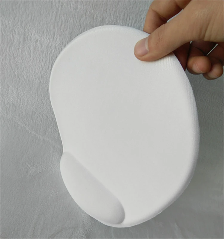 CUSTOM wrist rest sublimation mouse pad polyester for printing rubber gaming pad