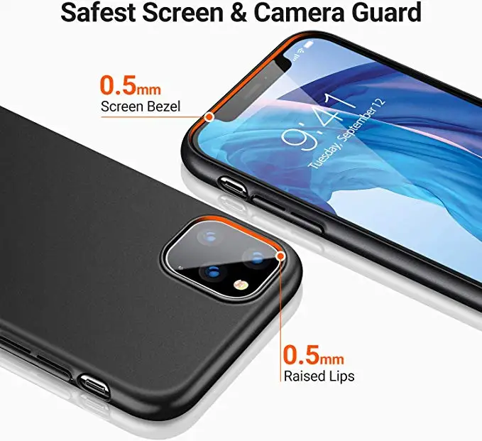 High Quality Ultra Thin Matte PC Case Hard Back Cover for iPhone 11pro