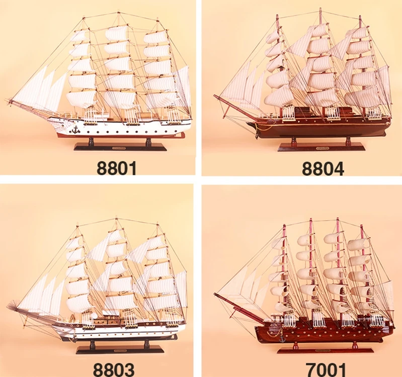 
Mettle High Quality Home Decoration Wooden Historical Ship Model Sailing Boat Model 