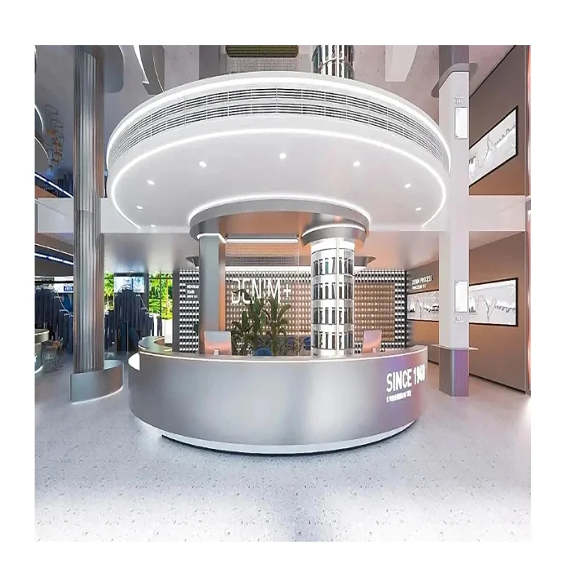 Modern special-shaped front desk display cabinet Shopping mall front desk jiedai Supermarket display cabinet