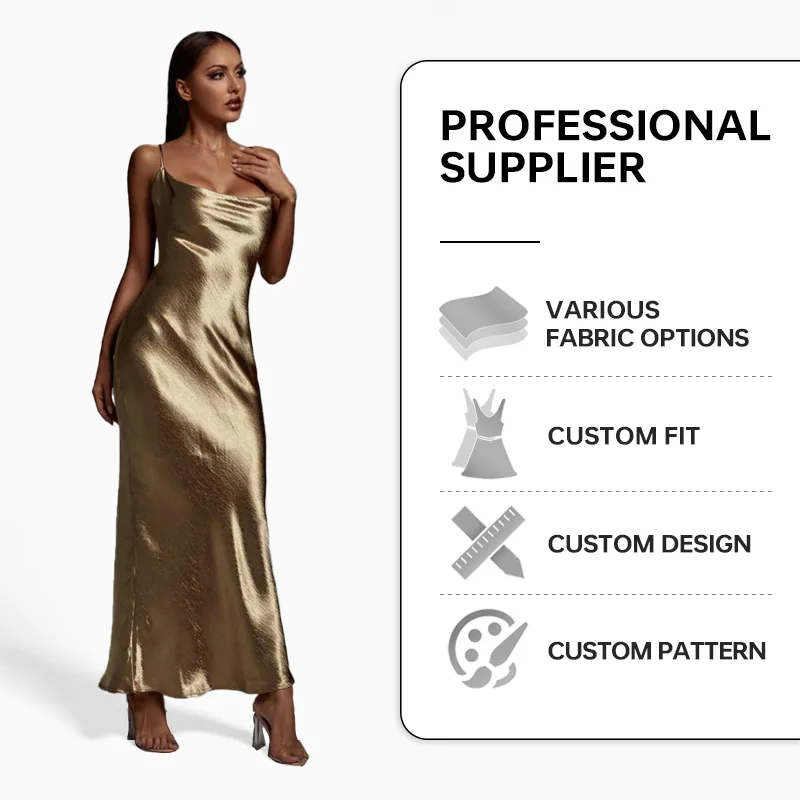 Best Selling Gold Prom Party Dress Women Elegance Gold Ball Gowns For Women Long Gown Evening Dress Elegant
