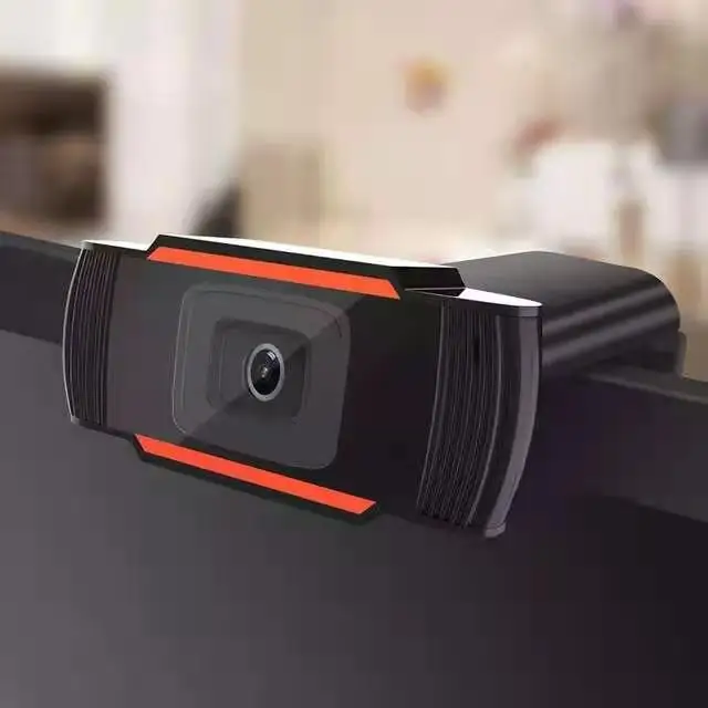 180 Degree Camara Pc Con Audio 4K Full Hd Web Cam With Mic Suitable For Video Conference