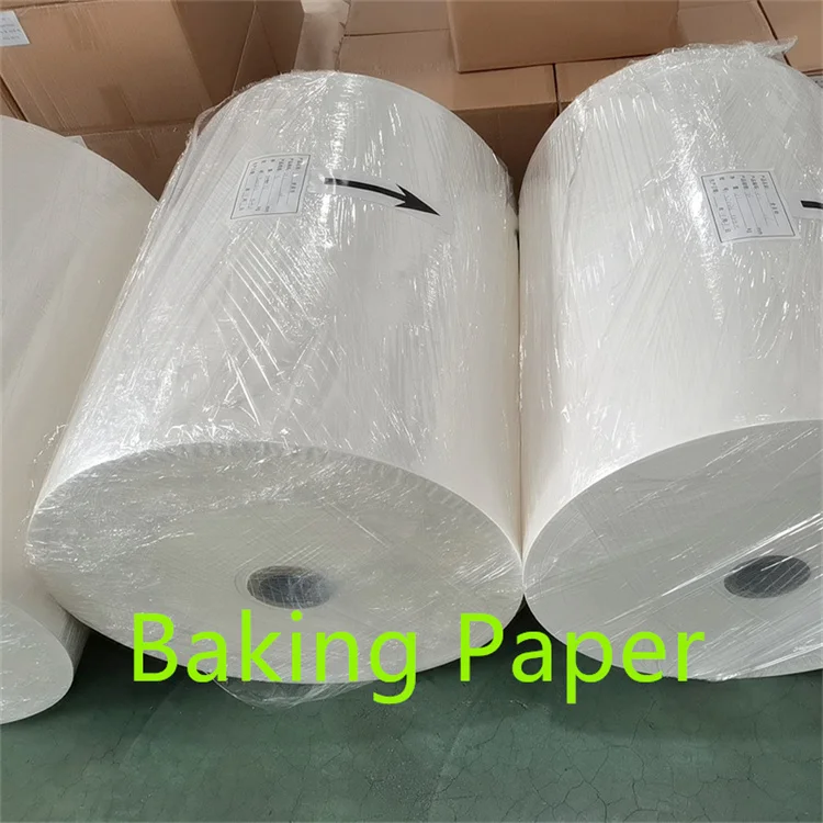 Runjia 380mm *5000m 100% Vigin Wood Pulp  Parchment Baking Paper Jumbo Roll