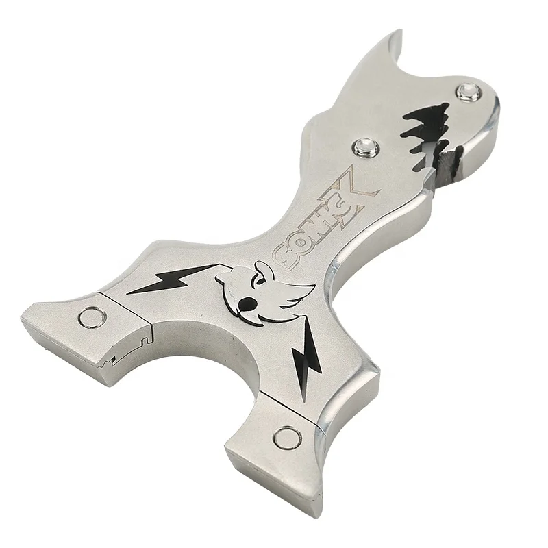 Shooting Slingshot catapult titanium alloy Chinese stainless steel rubber band Slingshot outdoor wholesale Slingshot Catapult